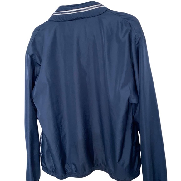 Vintage Beverly Hills Polo Club Windbreaker Jacket - Navy Blue - Picture 5 of 6